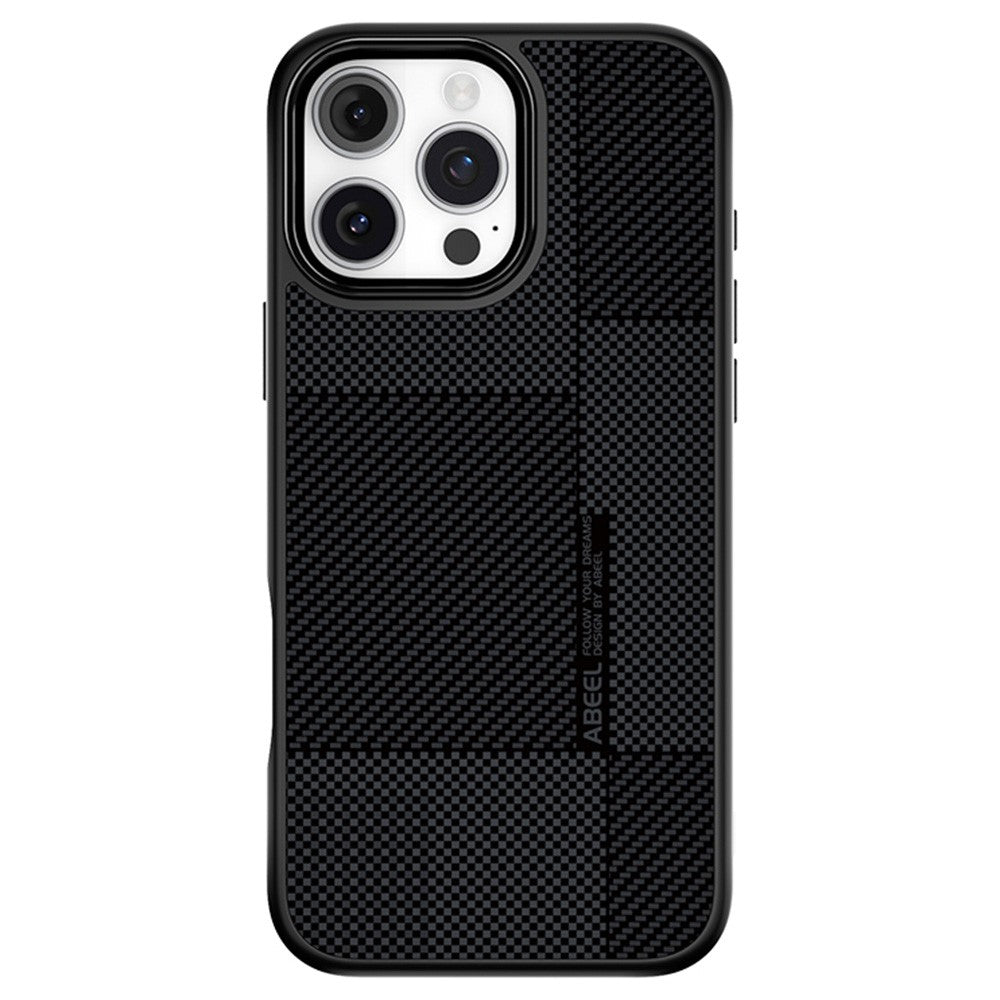 ABEEL CF-Lyocell Series Til iPhone 16 Pro Max Cover Kompatibel med MagSafe Mikrofiber + PC + E-TPU Telefoncover