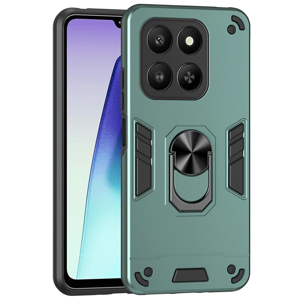 For Honor 400 Smart 5G / X7d 4G cover PC + TPU Drop Defend telefoncover med ringstativ