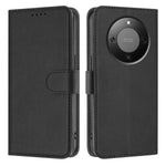 For Honor Magic8 Lite 5G / X9d 5G / X70 5G Leather Case Solid Color Phone Cover with Wallet