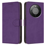 For Honor Magic8 Lite 5G / X9d 5G / X70 5G Leather Case Solid Color Phone Cover with Wallet