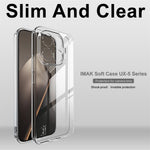 IMAK UX-5 Series For Xiaomi 15T Pro Transparent TPU Phone Case Protective Phone Cover