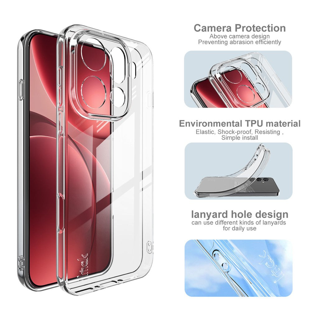 IMAK UX-5 Series For Oppo Find X9 Pro 5G Transparent TPU Phone Case Protective Phone Cover