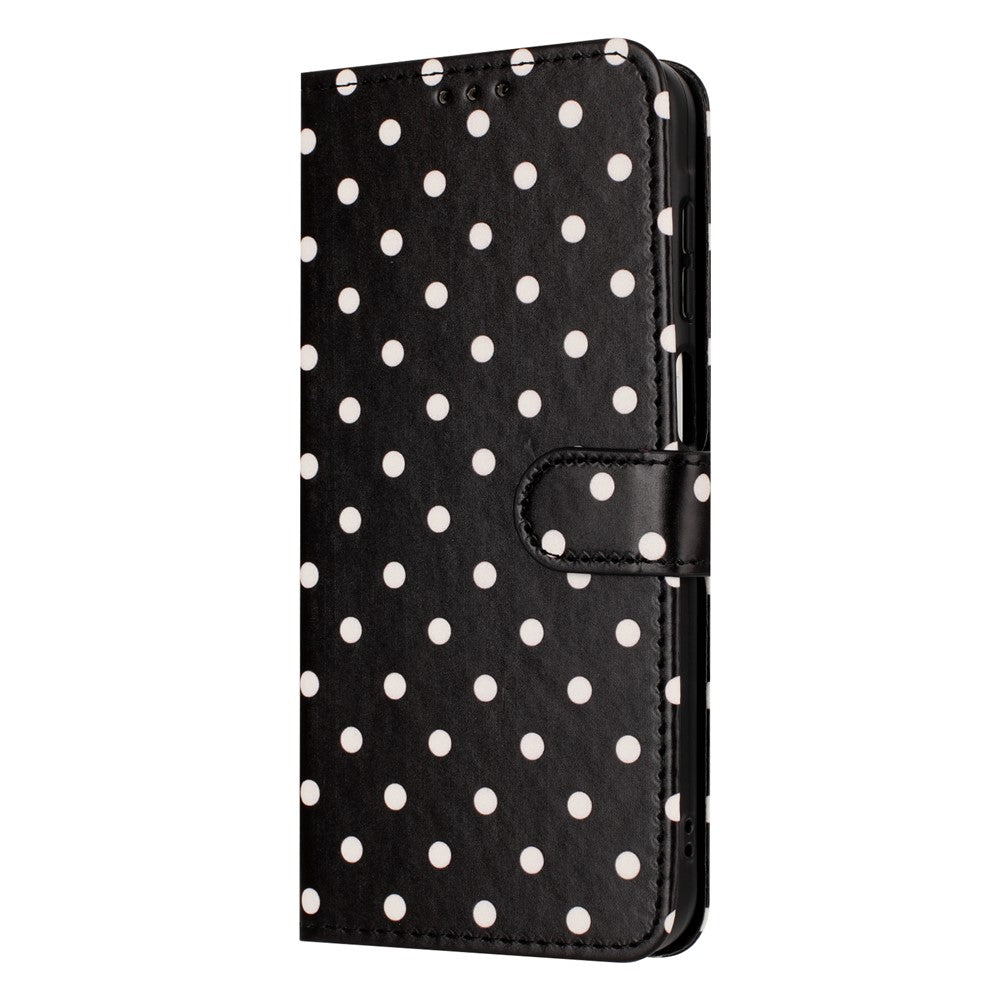 For Xiaomi 17 Pro Max Leather Case Polka Dot Pattern Wallet Stand Folio Phone Cover
