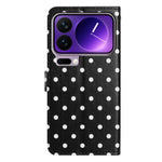 For Xiaomi 17 Pro Max Leather Case Polka Dot Pattern Wallet Stand Folio Phone Cover