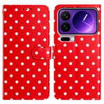 For Xiaomi 17 Pro Max Leather Case Polka Dot Pattern Wallet Stand Folio Phone Cover