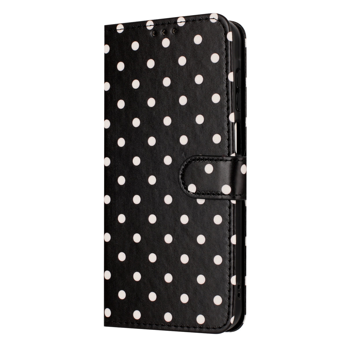 For Samsung Galaxy S26 Ultra Leather Case Polka Dot Pattern Wallet Stand Folio Phone Cover