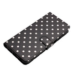 For Samsung Galaxy S26 Ultra Leather Case Polka Dot Pattern Wallet Stand Folio Phone Cover