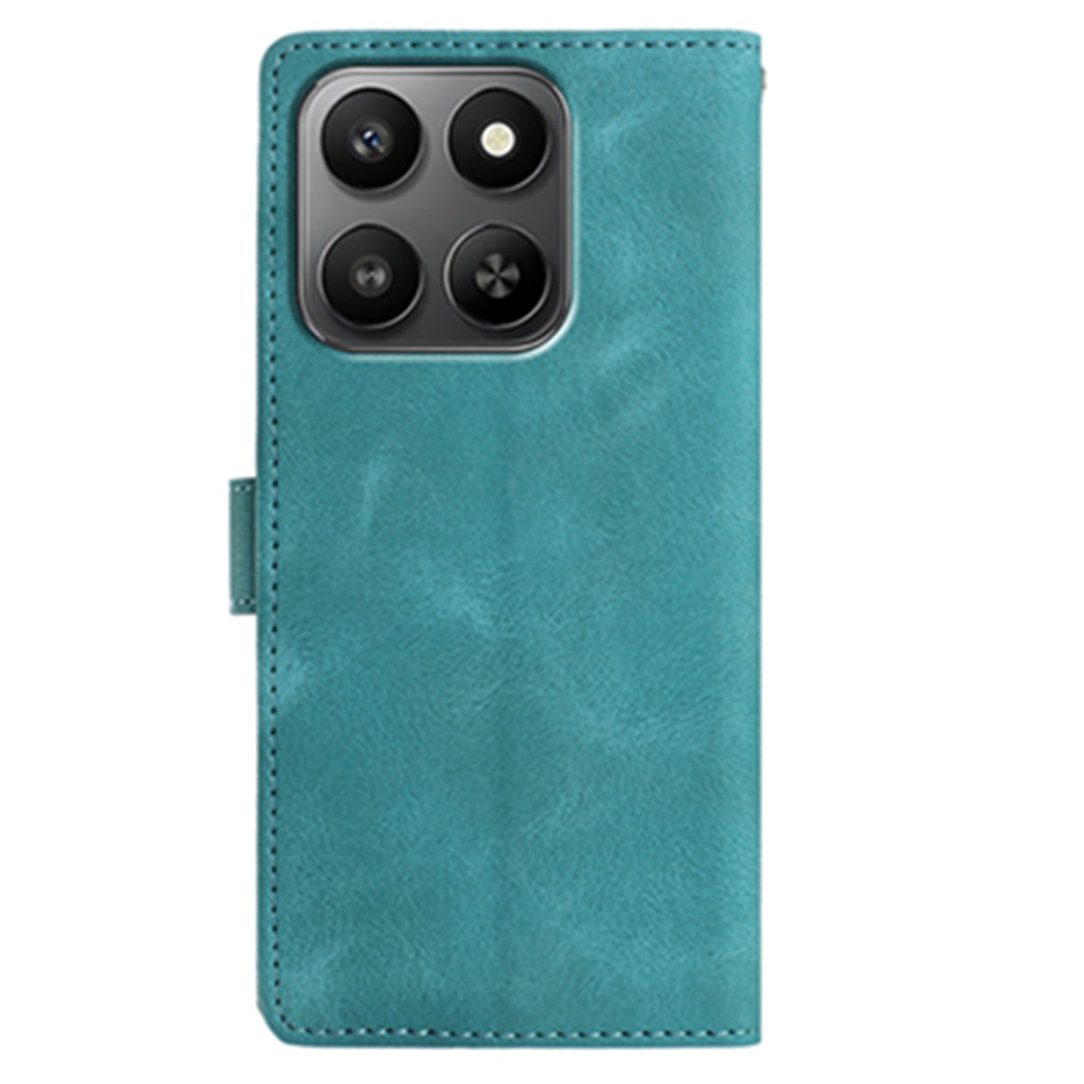 For Xiaomi 17 Case Garden Imprinted PU Leather Wallet Phone Cover with Wrist Strap