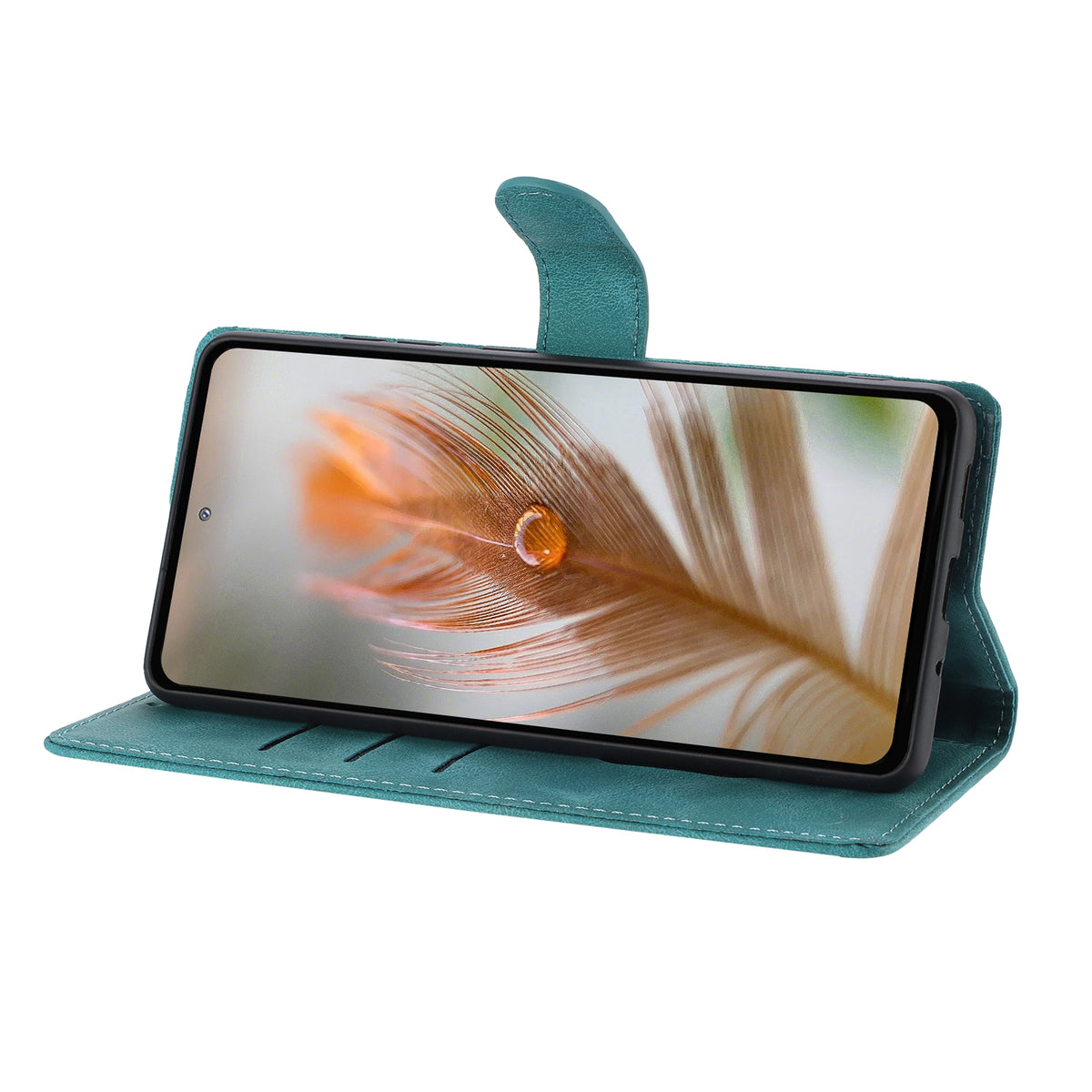For Xiaomi 17 Case Garden Imprinted PU Leather Wallet Phone Cover with Wrist Strap