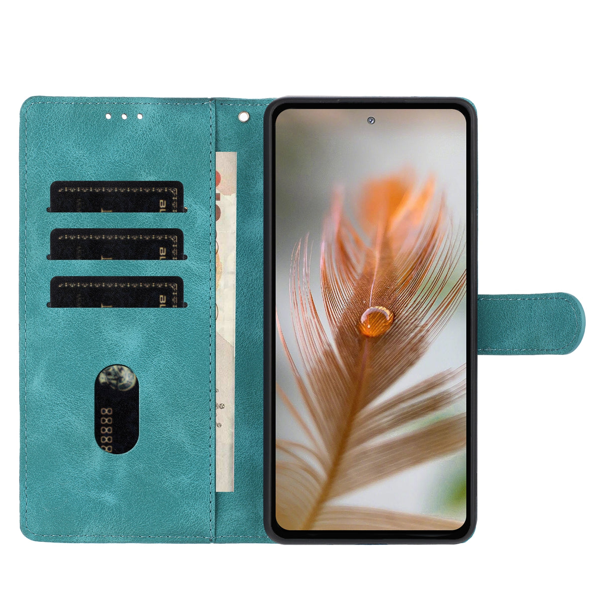 For Xiaomi 17 Case Garden Imprinted PU Leather Wallet Phone Cover with Wrist Strap