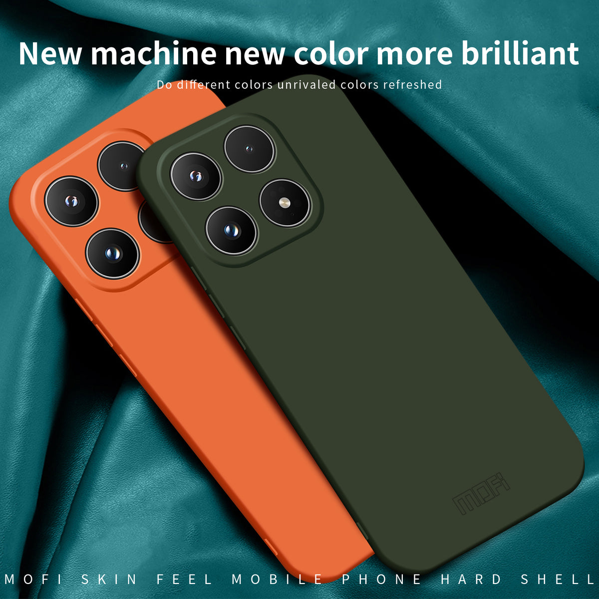 MOFI För Xiaomi 17 mobilskal JK Qin Series Skin-Touch Matt Anti-fingeravtryck Baksida