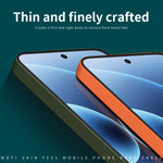 MOFI För Xiaomi 17 mobilskal JK Qin Series Skin-Touch Matt Anti-fingeravtryck Baksida
