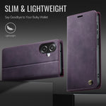 CASEME För Samsung Galaxy A08 5G / A08 4G / A07 4G / A07s 4G / A06 4G / A06 5G Skal 033 Serien RFID-blockerande plånboksfodral i läder med kalvstruktur