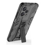 For Xiaomi Redmi Note 12 Pro 5G Hybrid Soft TPU Hard PC Non-slip Protective Case Kickstand Anti-Scratch Phone Cover