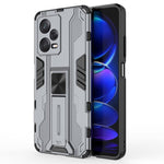 For Xiaomi Redmi Note 12 Pro 5G Hybrid Soft TPU Hard PC Non-slip Protective Case Kickstand Anti-Scratch Phone Cover