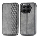 Xiaomi 15T Pro-skal Rhombus Imprint PU-läderplånboksfodral