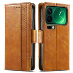 CASENEO For Xiaomi 17 Pro Max Phone Cases PU Leather Cover Stand with RFID Blocking Wallet