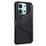 CASENEO MW-03 Detachable Wallet Case For Xiaomi Poco C85 4G (171mm) / Redmi 15C 4G (Global) (171mm) Leather + TPU Phone Cover