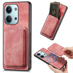 Magnetic Case For Xiaomi Poco C85 4G (171mm) / Redmi 15C 4G (Global) (171mm) Retro Leather + TPU Phone Cover with Detachable Card Slot