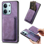 Magnetic Case For Xiaomi Poco C85 4G (171mm) / Redmi 15C 4G (Global) (171mm) Retro Leather + TPU Phone Cover with Detachable Card Slot