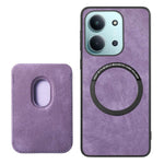 Magnetic Case For Xiaomi Poco C85 4G (171mm) / Redmi 15C 4G (Global) (171mm) Retro Leather + TPU Phone Cover with Detachable Card Slot