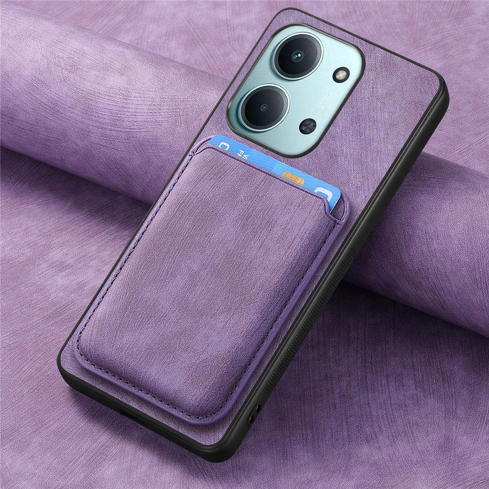 Magnetic Case For Xiaomi Poco C85 4G (171mm) / Redmi 15C 4G (Global) (171mm) Retro Leather + TPU Phone Cover with Detachable Card Slot