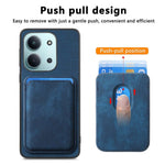 Magnetic Case For Xiaomi Poco C85 4G (171mm) / Redmi 15C 4G (Global) (171mm) Retro Leather + TPU Phone Cover with Detachable Card Slot