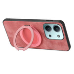 Stress Relief Retro Leather Cover For Xiaomi Poco C85 4G (171mm) / Redmi 15C 4G (EU) (173mm) Phone Case with Rotating Kickstand