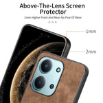 Stress Relief Retro Leather Cover For Xiaomi Poco C85 4G (171mm) / Redmi 15C 4G (EU) (173mm) Phone Case with Rotating Kickstand
