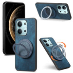 Stress Relief Retro Leather Cover For Xiaomi Poco C85 4G (171mm) / Redmi 15C 4G (EU) (173mm) Phone Case with Rotating Kickstand