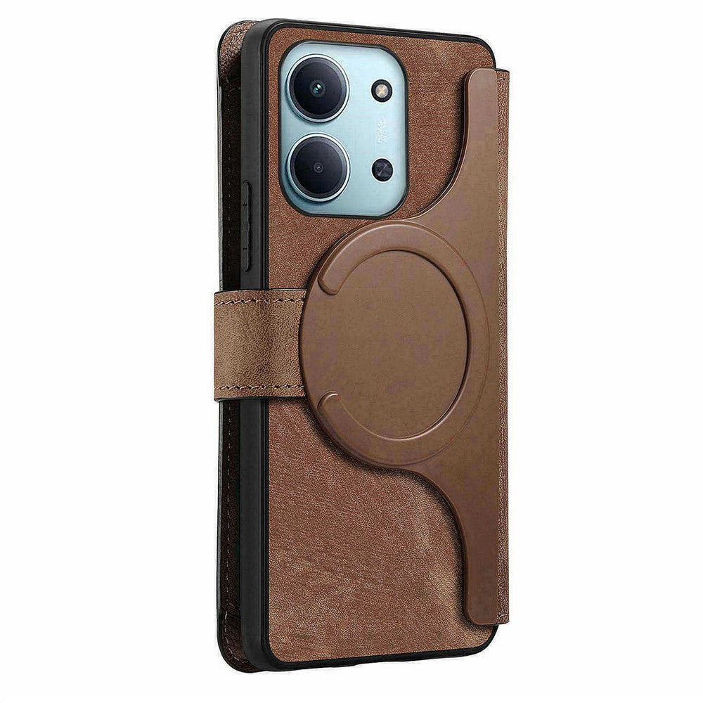 CASENEO MW-02-mobilcover til Xiaomi Redmi 15C 5G (EU) (173 mm) / 15C 4G (EU) (173 mm), aftageligt magnetisk læderetui