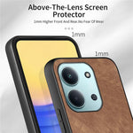 Shockproof Case For Xiaomi Redmi 15C 5G (EU) (173mm) / 15C 4G (EU) (173mm) Slim Retro Leather Phone Back Cover