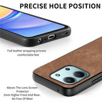 Shockproof Case For Xiaomi Redmi 15C 5G (EU) (173mm) / 15C 4G (EU) (173mm) Slim Retro Leather Phone Back Cover