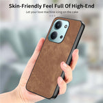 Shockproof Case For Xiaomi Redmi 15C 5G (EU) (173mm) / 15C 4G (EU) (173mm) Slim Retro Leather Phone Back Cover