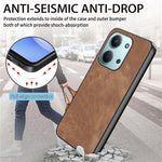 Shockproof Case For Xiaomi Redmi 15C 5G (EU) (173mm) / 15C 4G (EU) (173mm) Slim Retro Leather Phone Back Cover