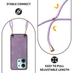 Retro Leather Case For Xiaomi Redmi 15C 5G (EU) (173mm) / 15C 4G (EU) (173mm) Phone Back Cover with Adjustable Strap