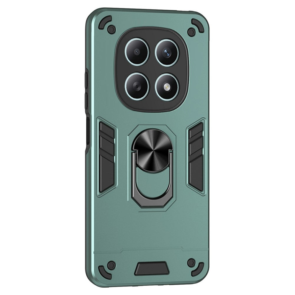 For Xiaomi Poco M8 5G / Redmi Note 15 5G (Global) Case PC + TPU Drop Defend Phone Cover with Ring Kickstand