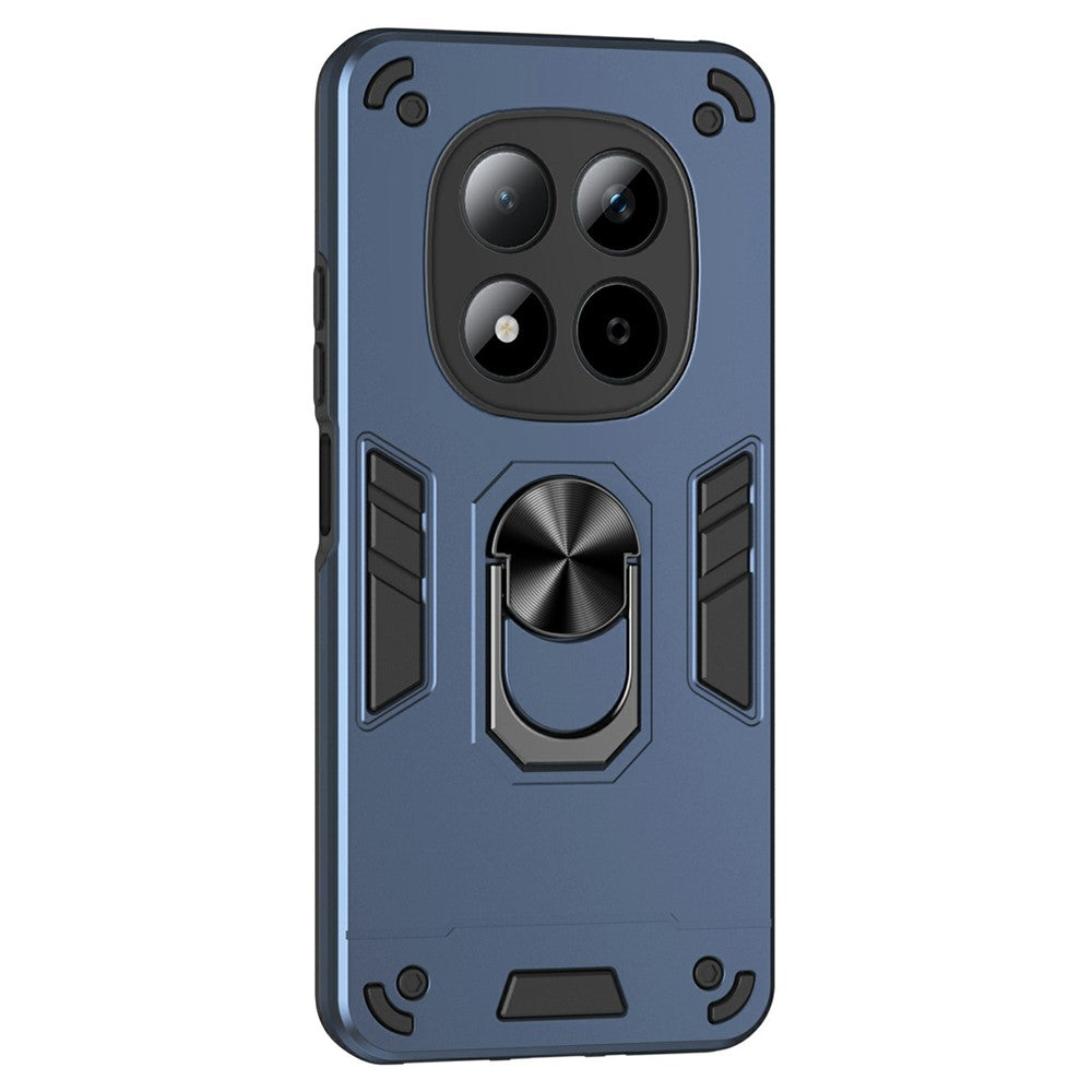 Xiaomi Redmi Note 15 Pro 5G (Global) skal PC + TPU Drop Defend mobilskal med ringstöd