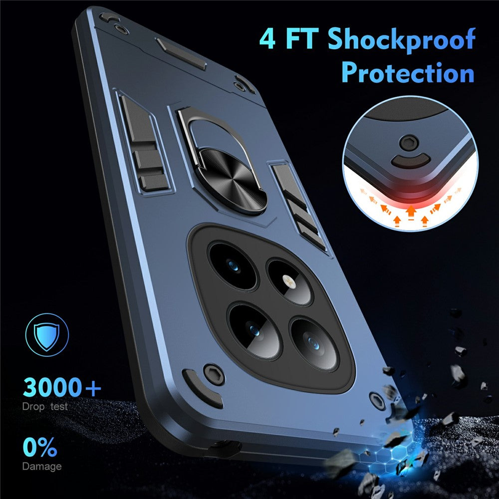 Xiaomi Poco M8 Pro 5G / Redmi Note 15 Pro+ 5G (Global) Skal PC + TPU Drop Defend mobilskal med Ringstöd