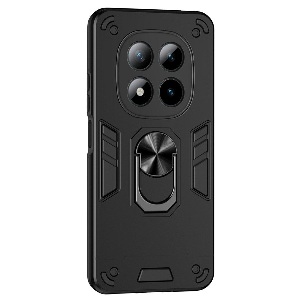 Xiaomi Poco M8 Pro 5G / Redmi Note 15 Pro+ 5G (Global) Skal PC + TPU Drop Defend mobilskal med Ringstöd