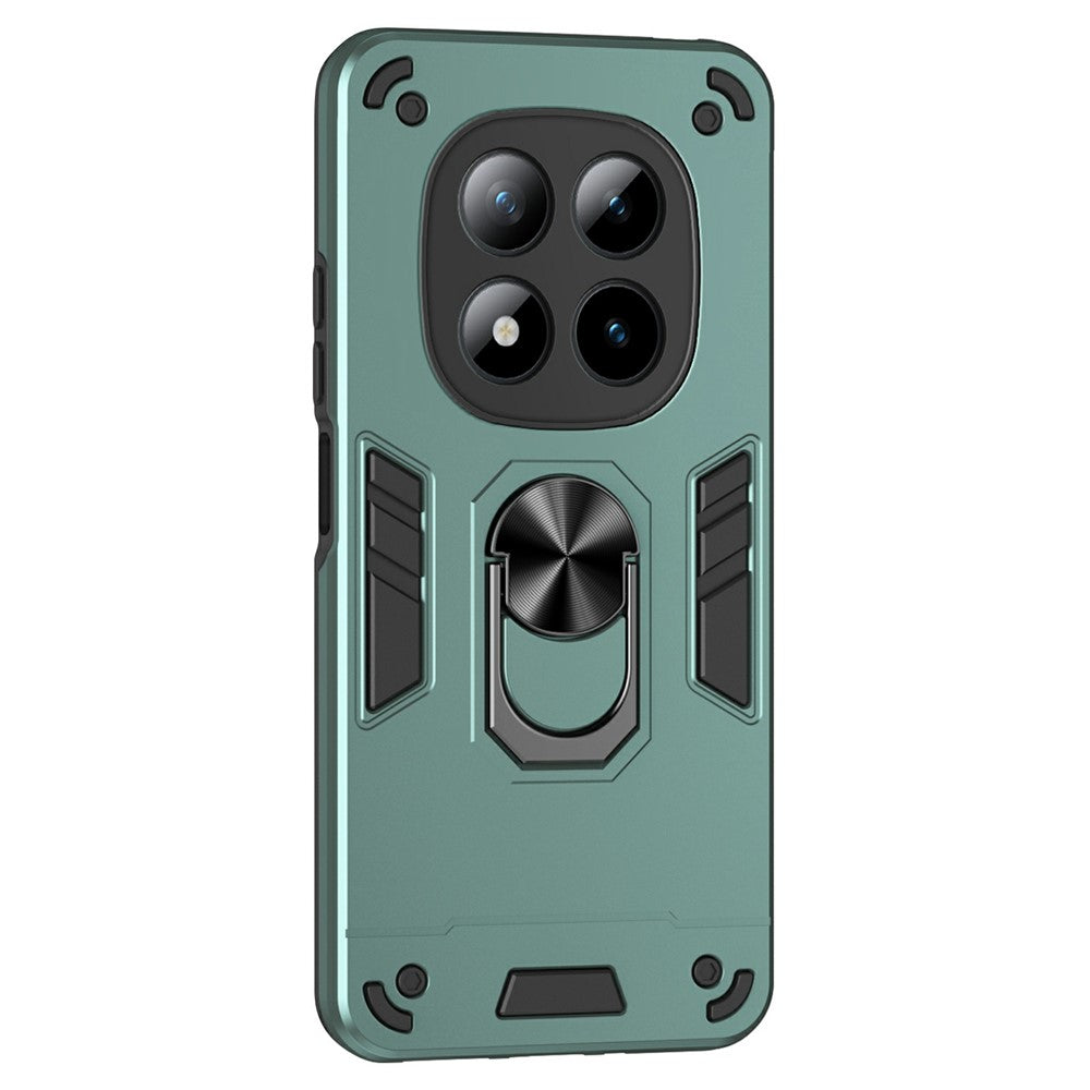 Xiaomi Poco M8 Pro 5G / Redmi Note 15 Pro+ 5G (Global) Skal PC + TPU Drop Defend mobilskal med Ringstöd