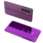 Samsung Galaxy S26 Flip Läderfodral med Stativ Helkroppsskyddande mobilfodral