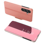 Samsung Galaxy S26 Flip Läderfodral med Stativ Helkroppsskyddande mobilfodral
