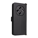 For Oppo F31 Pro 5G / A6 Pro 5G (China) Leather Case Stand Wallet Phone Cover with Shoulder / Wrist Strap