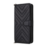 For Oppo F31 Pro 5G / A6 Pro 5G (China) Leather Case Stand Wallet Phone Cover with Shoulder / Wrist Strap