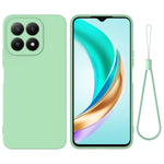 For Xiaomi 15T Liquid Silicone Case Phone Back Cover with Hand Strap