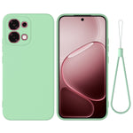 Til Oppo F31 5G / A6 Pro 5G / 4G Flydende Silikonecover Telefonbagside med Håndrem