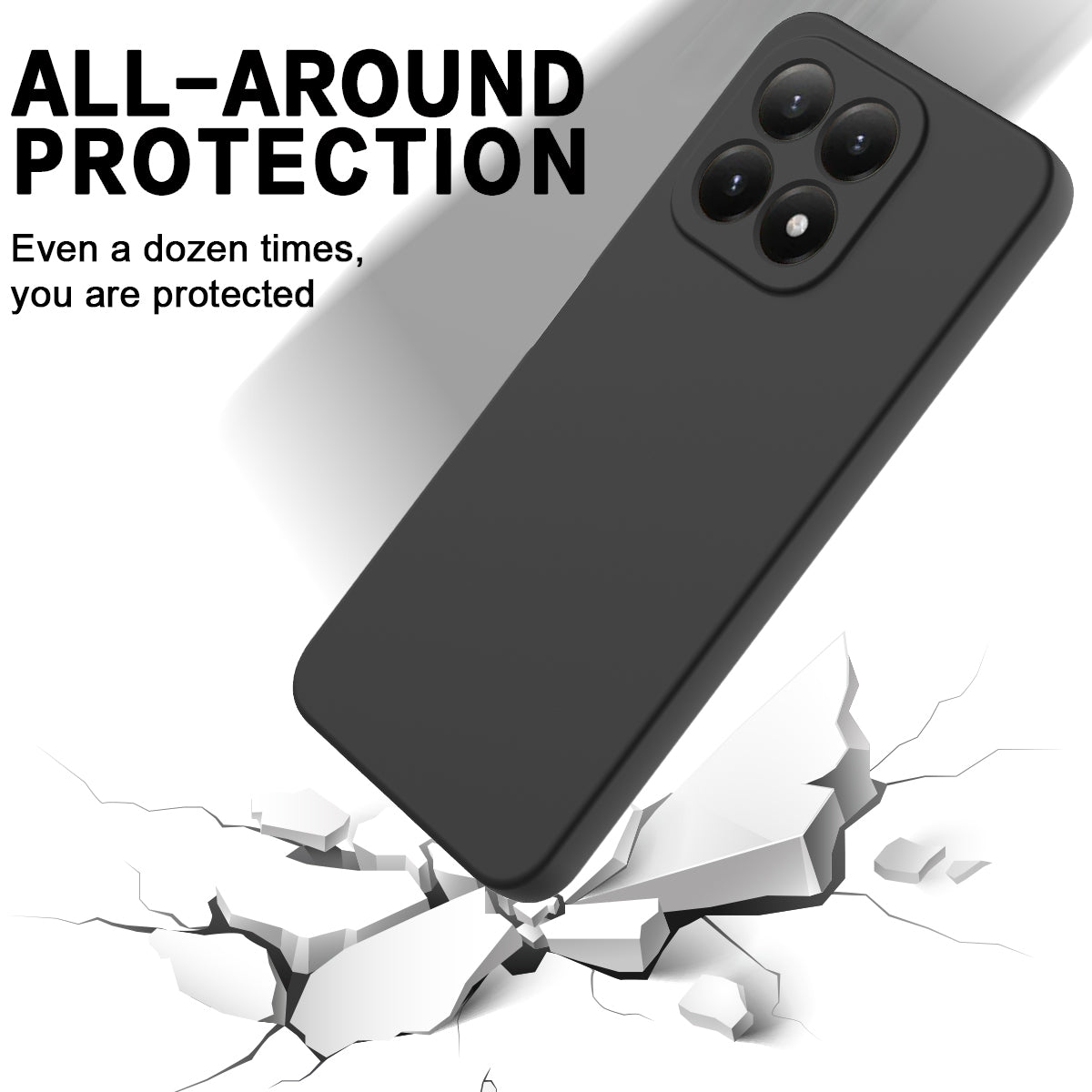 For Xiaomi 17 Liquid Silicone Case Phone Back Cover with Hand Strap