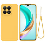 For Xiaomi 17 Liquid Silicone Case Phone Back Cover with Hand Strap