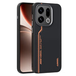 ABEEL For Oppo Find X9 5G Magnetic Case Micro-Embossing 6D Printed PC TPU Aluminum Alloy Leather Phone Cover